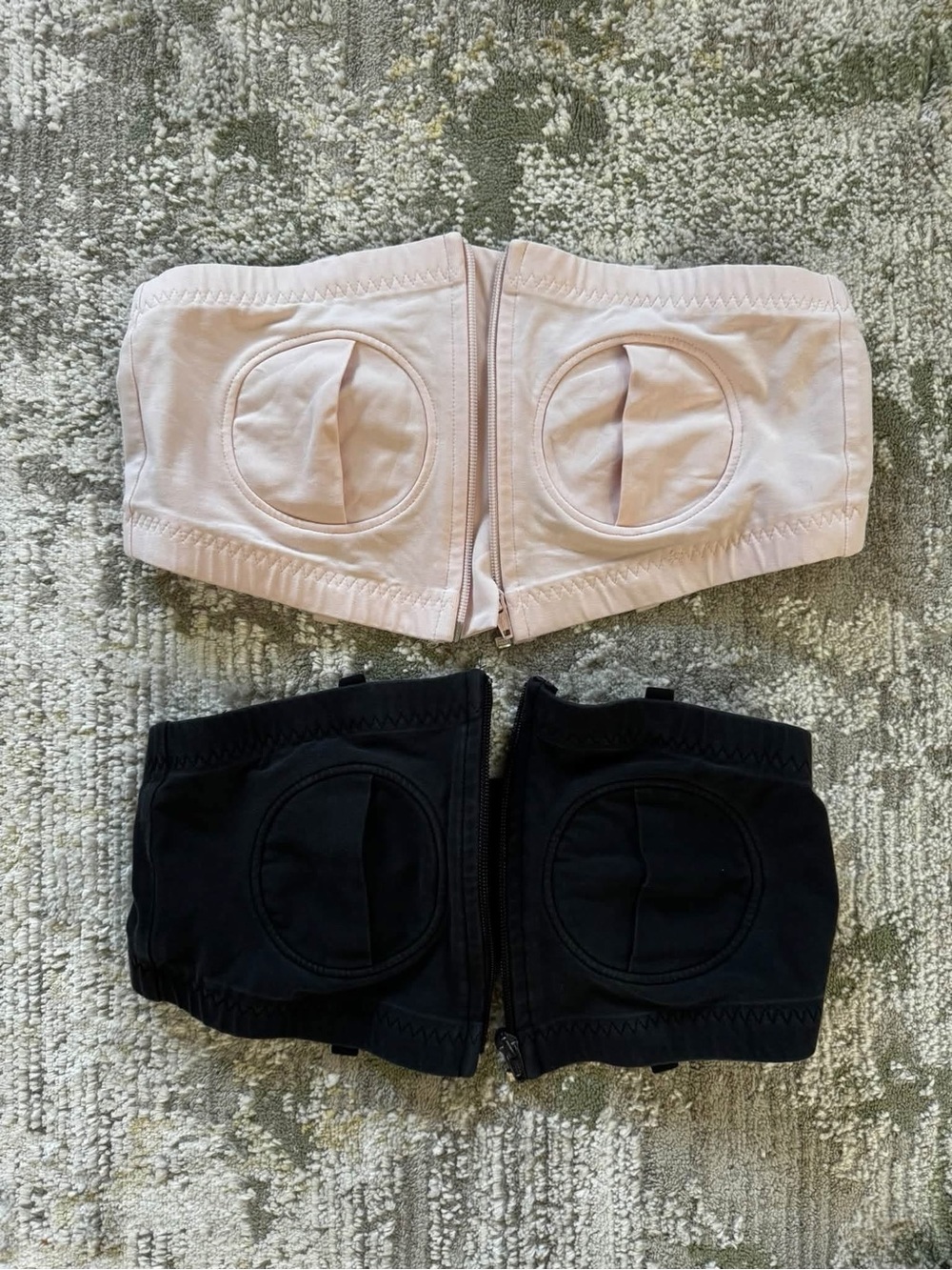 Pumping Bra Strapless - Black and Light Pink